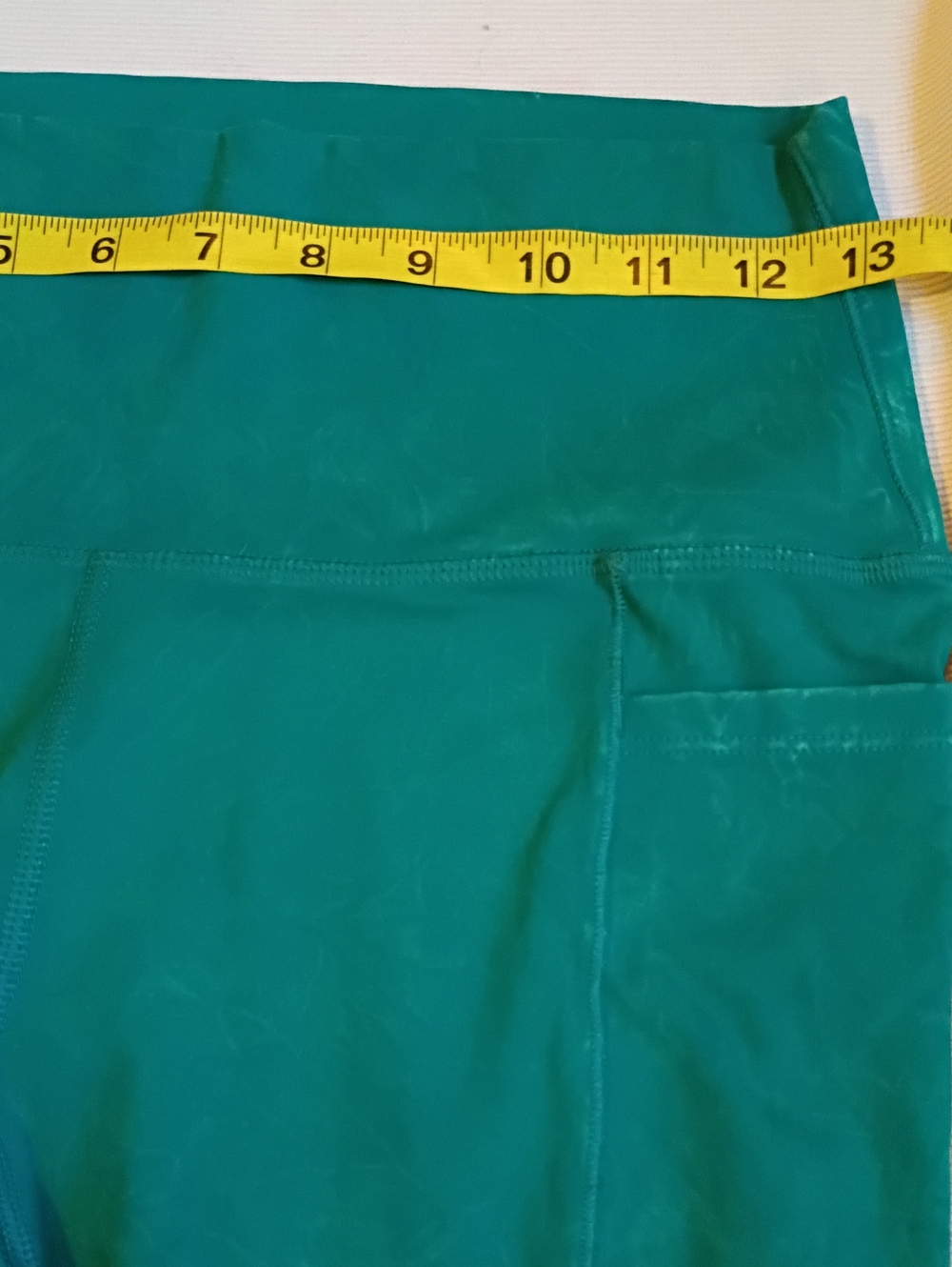 JoyLab High-Waist Leggings with Side Pockets - Teal - Picture 4 of 7